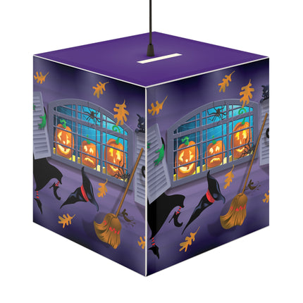 Whimsical Halloween Mischief Light Cube Lamp