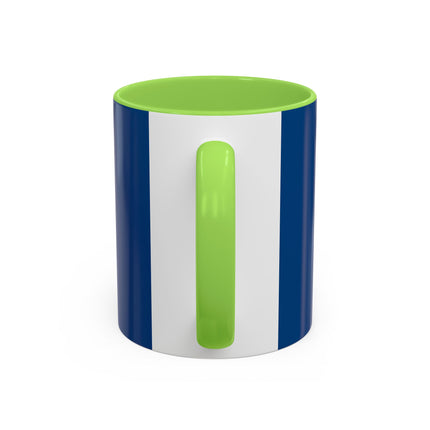 Blue Jay at an Autumn Tea Ceremony Colorful Mugs (11oz, 15oz)