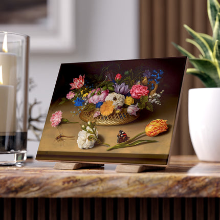 Flower Still Life by Ambrosius Bosschaert Ceramic Tile