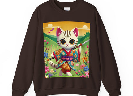 Samurai Kitten Unisex Heavy Blend™ Crewneck Sweatshirt