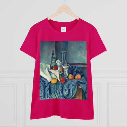 The Peppermint Bottle by Paul Cézanne Women's Midweight Cotton Tee