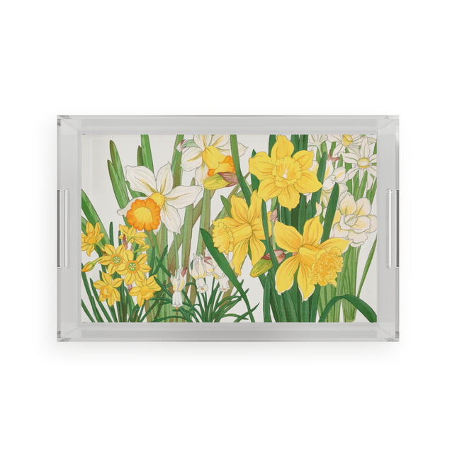 Daffodil by Tanigami Kônan Acrylic Serving Tray
