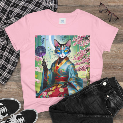 Cyberpunk Geisha Cotton Tee