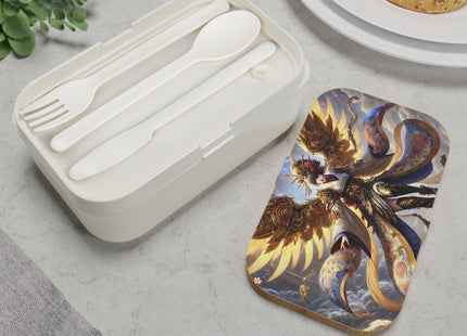 Valkyrie Descending Through Storm Bento Lunch Box