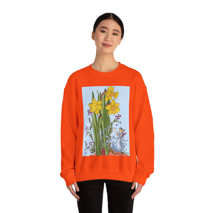Daffodil Fairy Unisex Heavy Blend™ Crewneck Sweatshirt