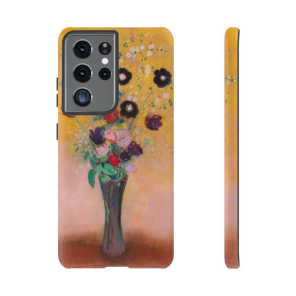 Vase of Flowers by Odilon Redon Phone Cases
