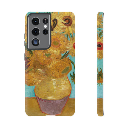 Vase with Twelve Sunflowers by Vincent Van Gogh Phone Cases