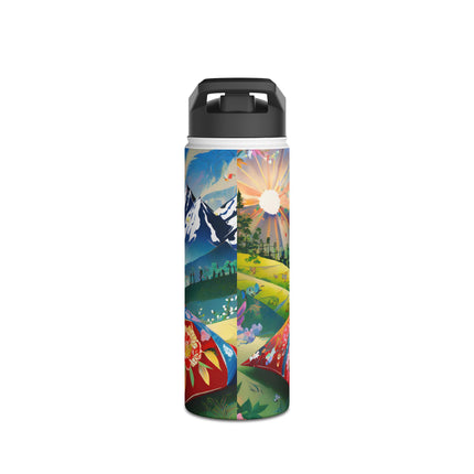 The Joyful Mantis Stainless Steel Water Bottle