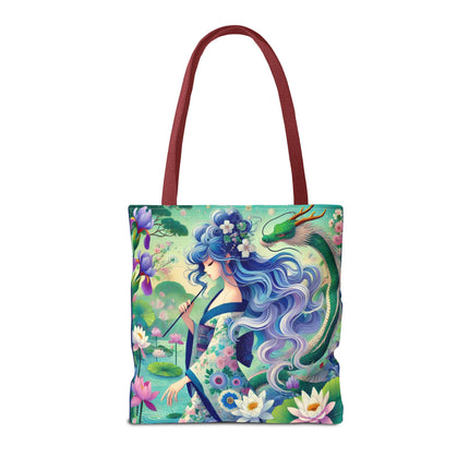 Fairy of the Koi Pond Tote Bag – Mystical Harmony & Pond Enchantment