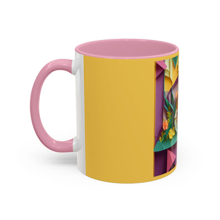 Origami Bicycle Colorful Mugs (11oz, 15oz)