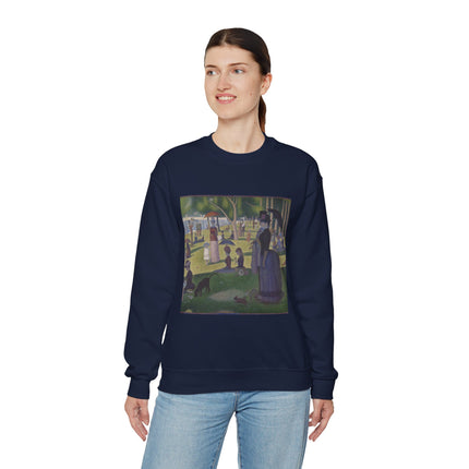 A Sunday on La Grande Jatte by Georges Seurat Heavy Blend™ Crewneck Sweatshirt