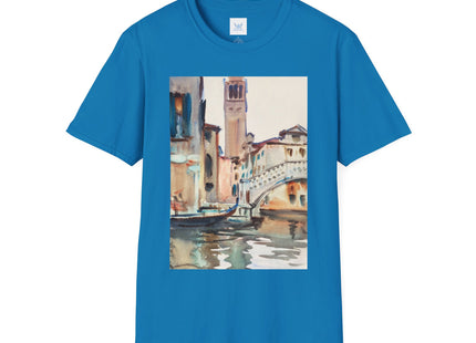 A Bridge and Campanile, Venice by John Singer Sargent Softstyle T-Shirt