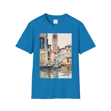 A Bridge and Campanile, Venice by John Singer Sargent Softstyle T-Shirt