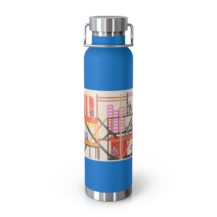 Maquettes de Théatre 4 by Alexandra Exter Copper Vacuum Insulated Bottle, 22oz