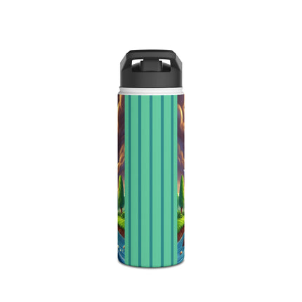 Valiant Duck Stainless Steel Water Bottle, Standard Lid