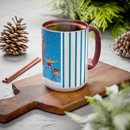 Snowfall & Couture Colorful Mugs (11oz, 15oz)