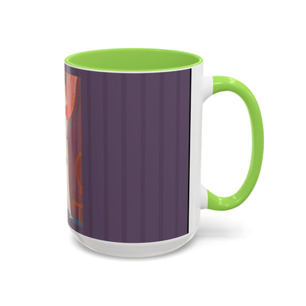 L’Entracte by Georges Lepape Colorful Mugs (11oz, 15oz)