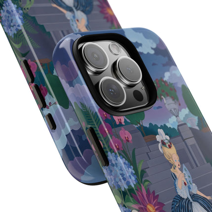 🦚🌸 The Peacock Garden Terrace Phone Case – Art Deco Floral Elegance