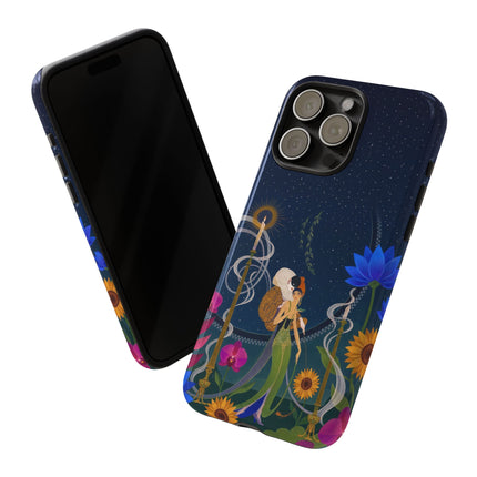 🌙🕯️ The Lady Of The Midnight Garden Phone Case – Art Deco Nocturne