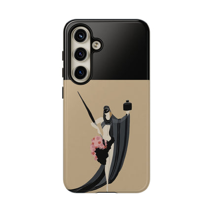 Dancer with Ink & Blossoms Phone Case – Elegant Grace & Artistic Poise