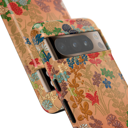Ornamental Japanese Flower Pattern Phone Cases