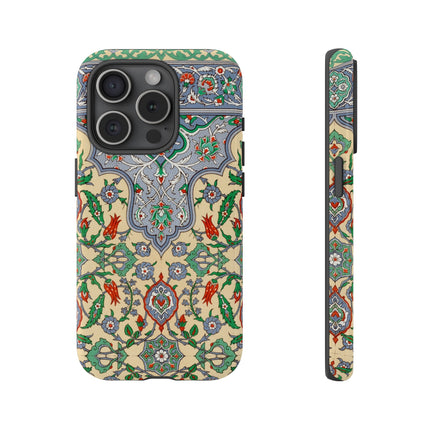 Arabic Art Pattern, Plate by Emile Prisse d’Avennes Phone Cases
