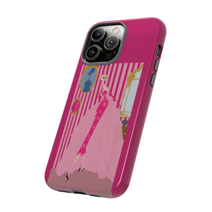 Lady in Pink Phone Case – Graceful Sophistication