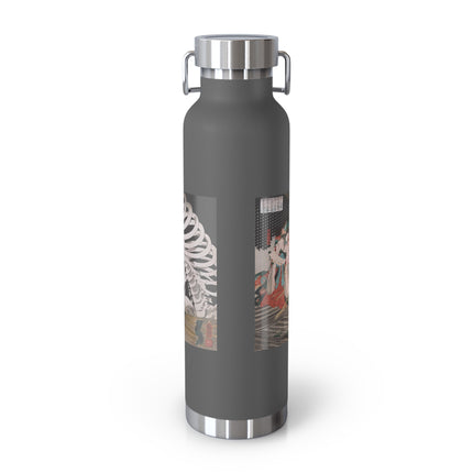 Mitsukuni Defying the Skeleton Spectre by Utagawa Kuniyoshi Copper Vacuum Insulated Bottle, 22oz