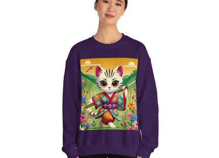 Samurai Kitten Unisex Heavy Blend™ Crewneck Sweatshirt