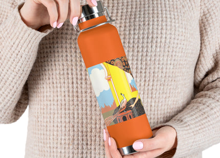 Glimpses of Opulence by Ezio Anichini Copper Vacuum Insulated Bottle, 22oz