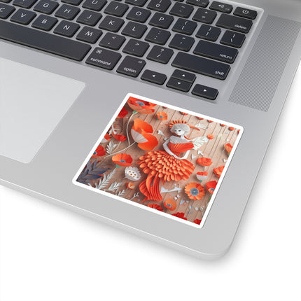 Poppy Fairy Kiss-Cut Stickers (4 Sizes)