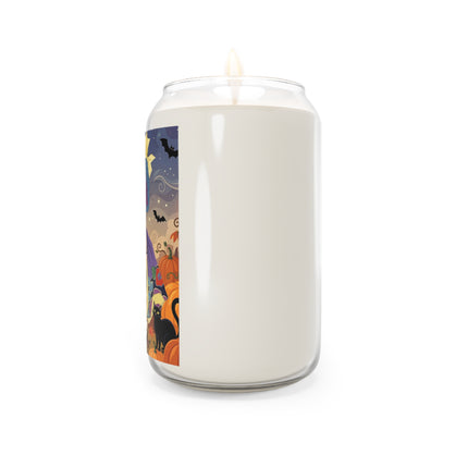 🌙🎃 The Moonlit Garden Walk Scented Soy Candle – Elegant Halloween Charm