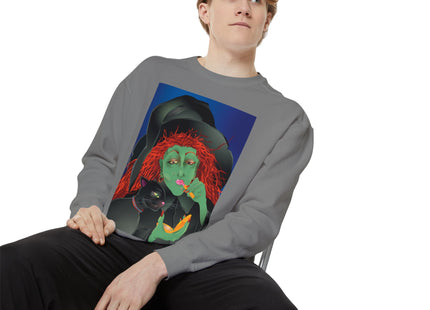 Mirror, Mirror A Witch's Touch Unisex Garment-Dyed Sweatshirt
