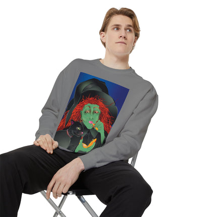 Mirror, Mirror A Witch's Touch Unisex Garment-Dyed Sweatshirt