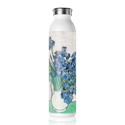 Irises by Vincent Van Gogh Slim Water Bottle