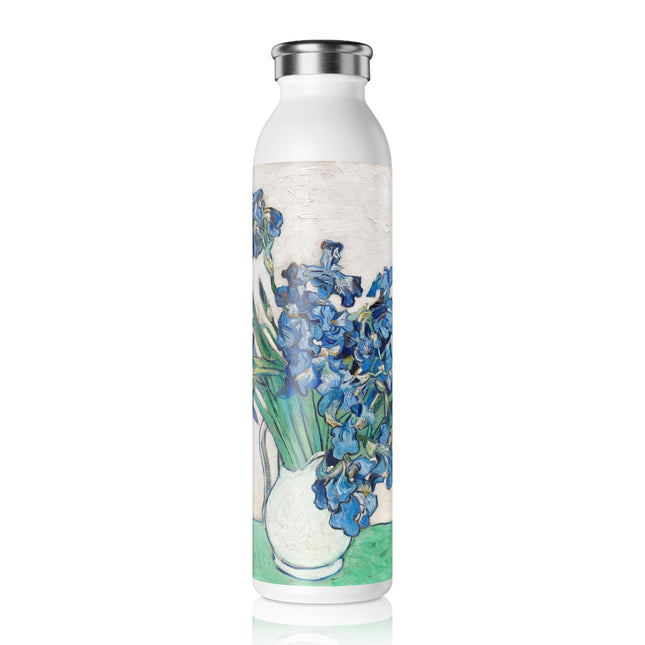 Irises by Vincent Van Gogh Slim Water Bottle