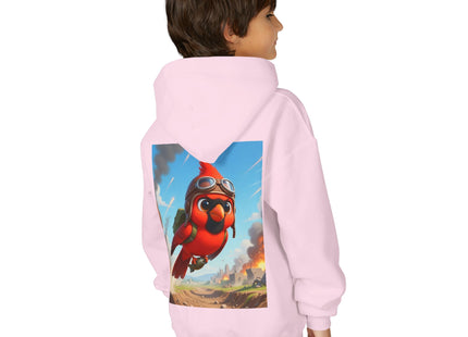 Cardinal Dive Bomber Youth Heavy Blend Hooded Sweatshirt