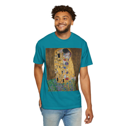 The Kiss by Gustav Klimt Unisex Garment-Dyed T-shirt