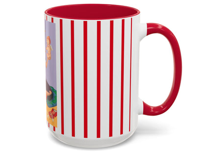 Art Deco Christmas Colorful Mugs (11oz, 15oz)