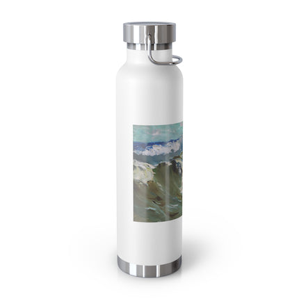 The Wave by Karl Hagemeister Copper Vacuum Insulated Bottle, 22oz