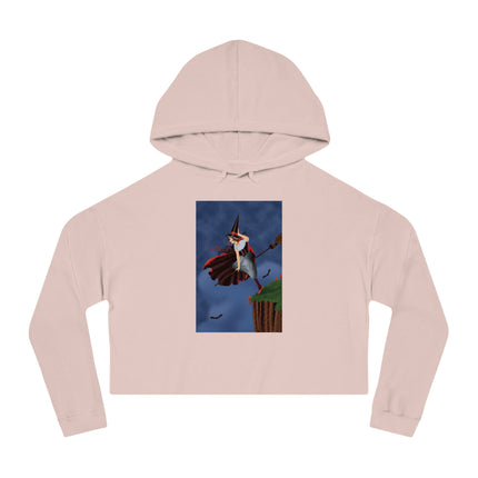 The Enchanted Witch Women’s Cropped Hooded Sweatshirt