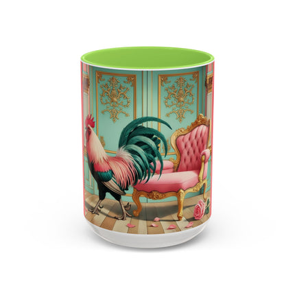 The Salon Rooster Colorful Mugs (11oz, 15oz)