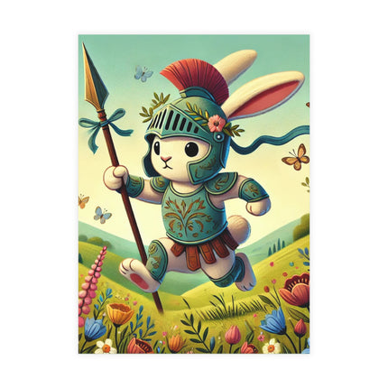 Rabbit Gladiator Postcard Bundles (envelopes included) - Bundles of 10, 30, 50 Pieces
