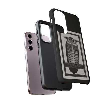 Horned Owl by Samuel Jessurun de Mesquita Phone Cases