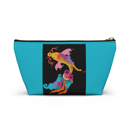 Golden Koi Cosmetic Bag – Lucky Swim & Vibrant Fortune