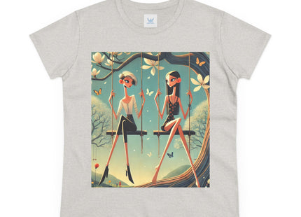 Whispers on the Spring Swing Cotton Tee