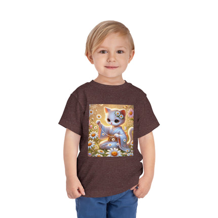Daisy Chain Whimsy Toddler Short Sleeve Tee