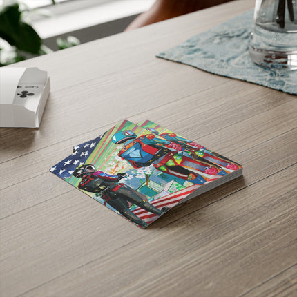 NSA Cyber Punk Computer Hacking Team Playing Cards