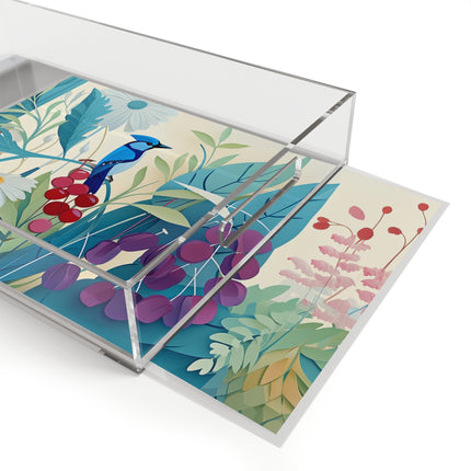A Woodland Symphony Acrylic Serving Tray