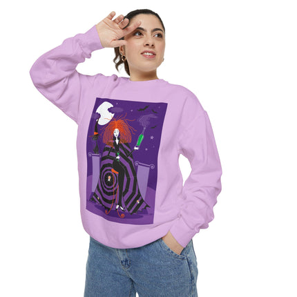 Mystic Elegance Unisex Garment-Dyed Sweatshirt